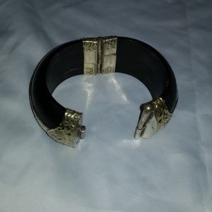 Vintage wood/ metal bracelet